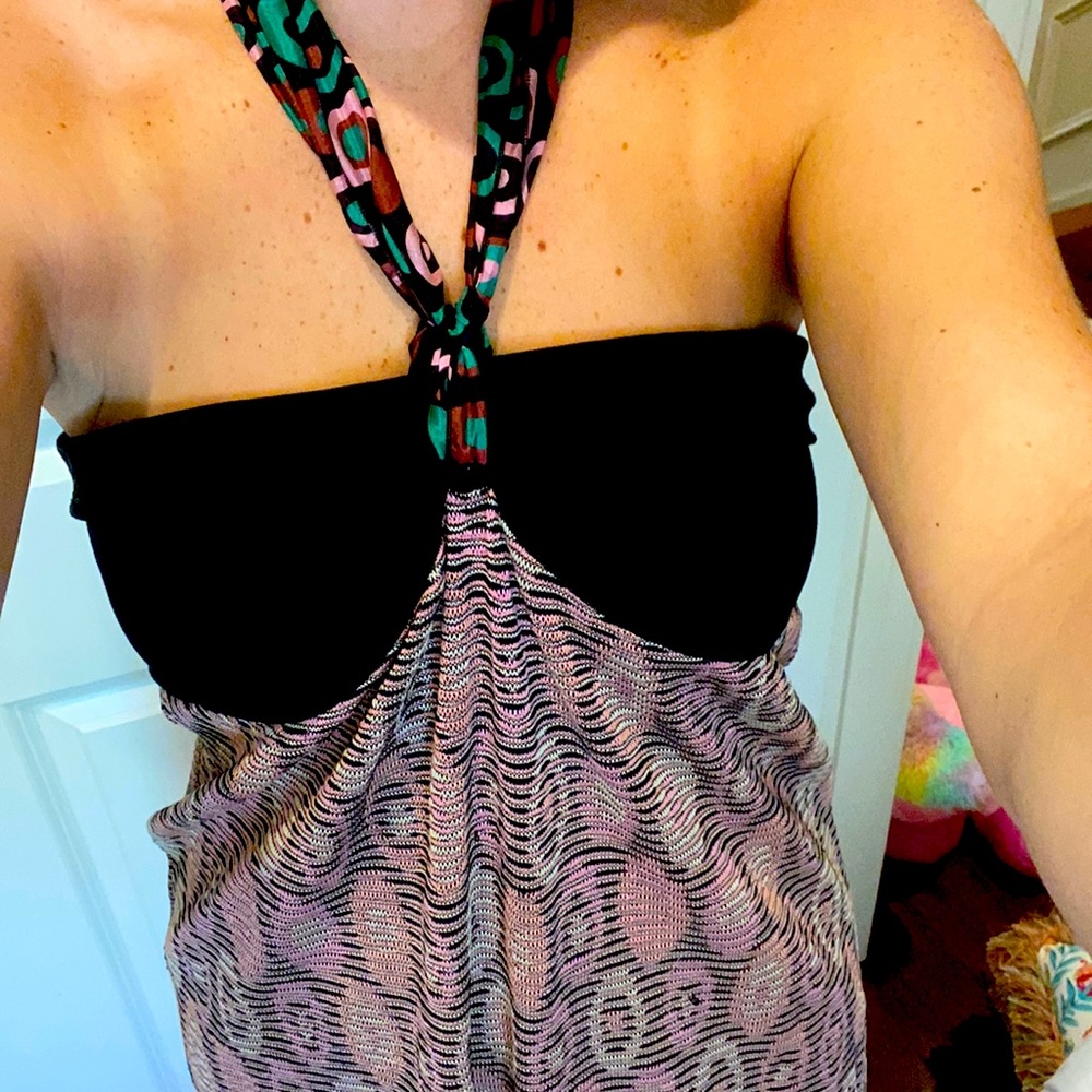 Boho Missoni Strapless/halter neck dress